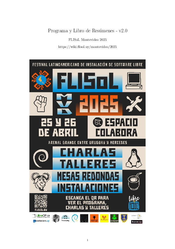 Programa y Libro de Resúmenes Flisol 2025