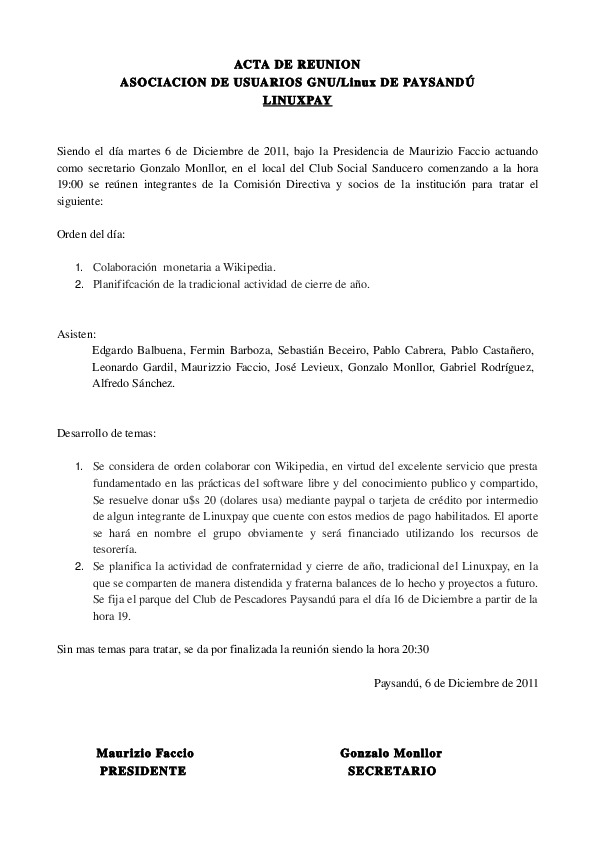 Acta LinuxPay 06-12-2011