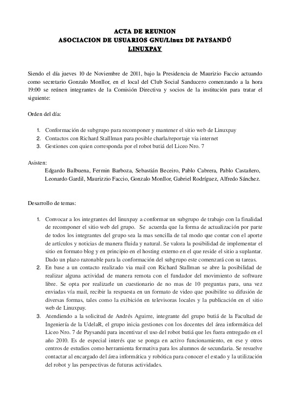 Acta LinuxPay 10-11-2011