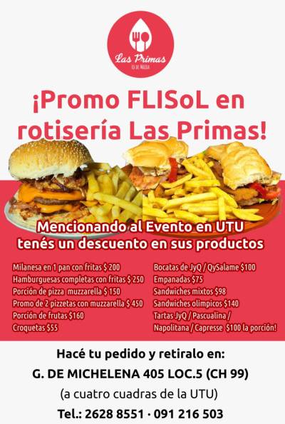 Afiche comida Flisol 2024